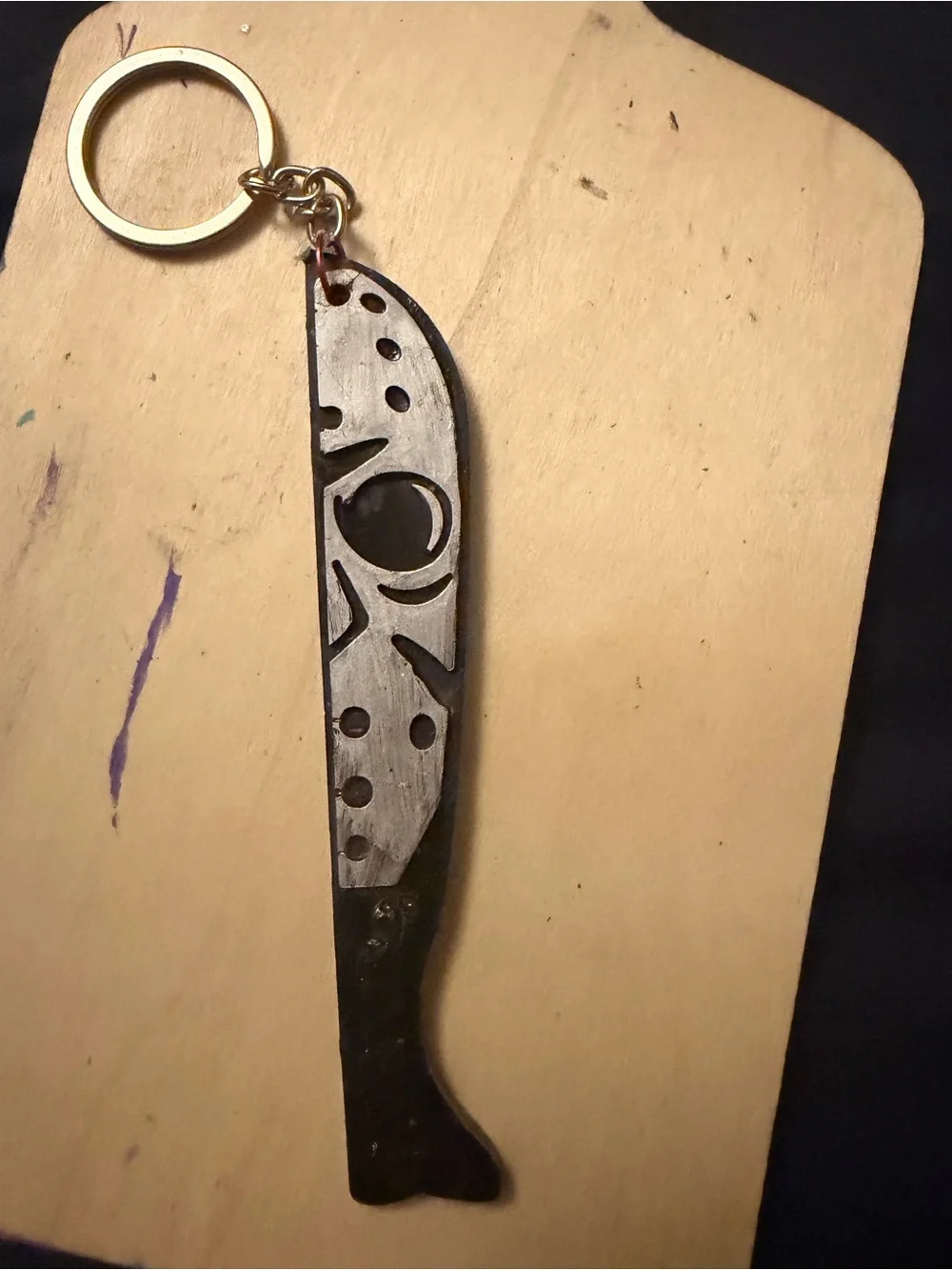 Black Metal Novelty Keychain Bottle Opener - Men Accessories